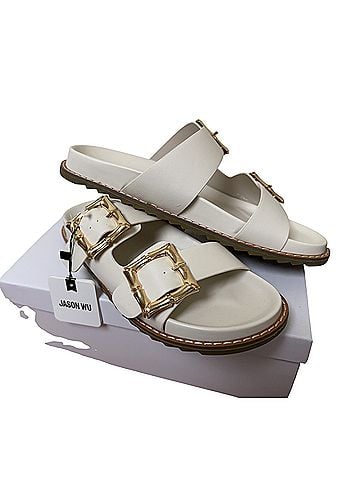 Jason Wu Double-Buckle Slide Sandals Sandals (view 1)