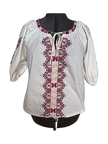 Solitaire 3/4 Sleeve Blouse (view 1)