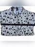 Hot Topic 100% Rayon Print Black White Short Sleeve Button-Down Shirt Size M - photo 4