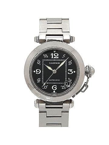 Cartier Cartier Pasha C W31043M7 Boys' Watch, Date, Black, Automatic Movement (view 1)