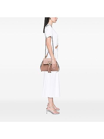 Valentino Medium Grained Calfskin VRing Top Handle Bag (view 2)