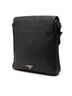 Prada 100% Leather Black Saffiano Buckle Messenger Bag One size - photo 3
