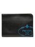 Prada 100% Leather Black Saffiano Logo Clutch One size - photo 1
