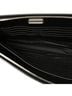 Prada 100% Leather Black Saffiano Logo Clutch One size - photo 6