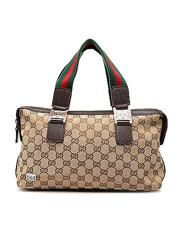 Gucci GG Canvas Web Pop Handbag (view 1)