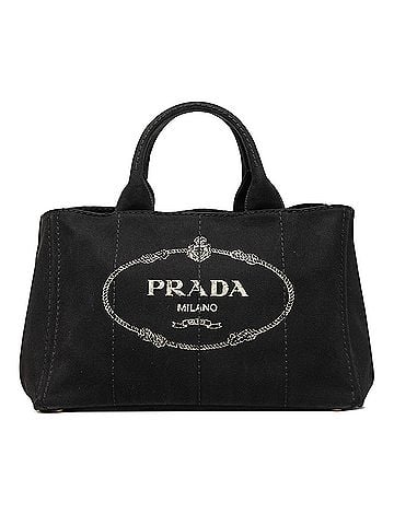 Prada Canvas Canapa Logo Tote (view 1)