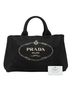 Prada 100% Canvas Black Canvas Canapa Logo Tote One size - photo 7