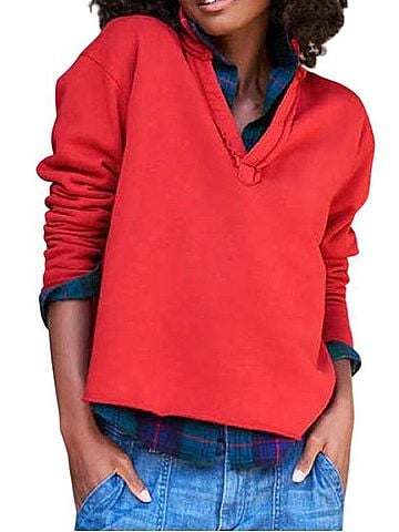 Frank & Eileen Patrick Popover Long Sleeve T-Shirt (view 2)