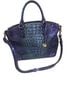 Brahmin Multi Color Leather Satchel One size - photo 1