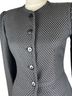 Armani Collezioni Solid Graphic Black Brown Blazer Size 6 - photo 5