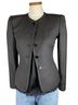 Armani Collezioni Solid Graphic Black Brown Blazer Size 6 - photo 15