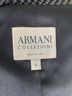 Armani Collezioni Solid Graphic Black Brown Blazer Size 6 - photo 3
