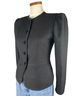 Armani Collezioni Solid Graphic Black Brown Blazer Size 6 - photo 6