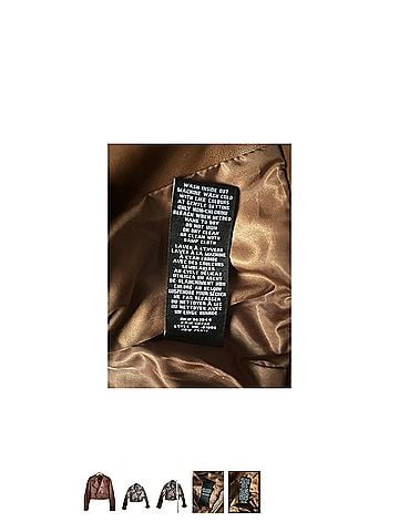 7 For All Mankind Faux Leather Jacket (view 2)