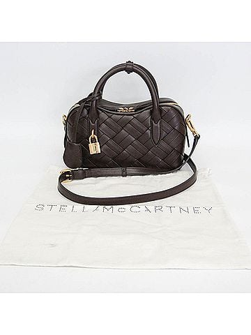 Stella McCartney Stella McCartney Rider Crossbody Bag Women's Polyester Handbag,Shoulder Bag Dark Brown (view 2)