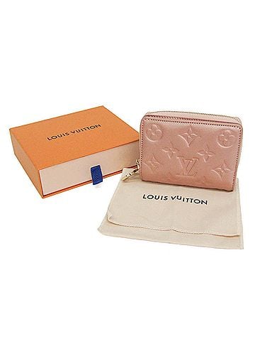 Louis Vuitton Louis Vuitton Coussin Lou Wallet M81996 Women's Lambskin Wallet (bi-fold) Rose Gold (view 2)