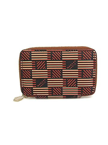 Moreau Moreau Zip Mini Wallet Men,Women Leather Coin Purse/coin Case Brown,Cream (view 1)