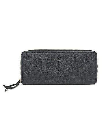 Louis Vuitton Louis Vuitton Monogram Empreinte Clemence Wallet M60171 Women's Monogram Empreinte Long Wallet (bi-fold) Noir (view 1)