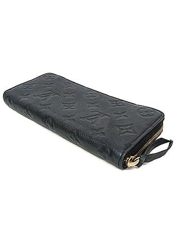 Louis Vuitton Louis Vuitton Monogram Empreinte Clemence Wallet M60171 Women's Monogram Empreinte Long Wallet (bi-fold) Noir (view 2)