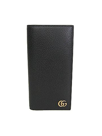 Gucci Gucci Double G 795166 Men's Leather Long Wallet (bi-fold) Black (view 1)