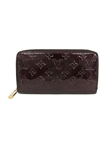 Louis Vuitton Louis Vuitton Monogram Vernis Zippy Wallet M93522 Women's Monogram Vernis Long Wallet (bi-fold) Amarante (view 1)