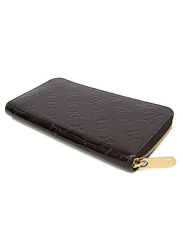 Louis Vuitton Louis Vuitton Monogram Vernis Zippy Wallet M93522 Women's Monogram Vernis Long Wallet (bi-fold) Amarante (view 2)