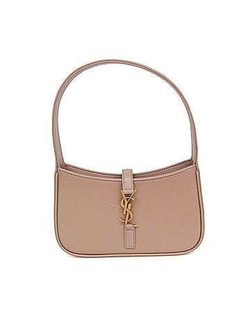 Yves Saint Laurent Yves Saint Laurent LE 5 À 7 710318 Women's Leather Handbag Pink Beige (view 1)