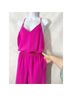 Amanda Uprichard 100% Polyester Solid Pink Jumpsuit Size M - photo 4