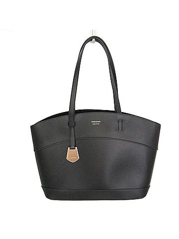 Salvatore Ferragamo Salvatore Ferragamo Charming Tote AU-21 6797 Women's Leather Tote Bag Black (view 1)