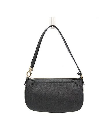 Salvatore Ferragamo Salvatore Ferragamo AF-21 4379 Women's Leather Shoulder Bag Black (view 1)