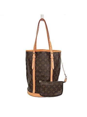 Louis Vuitton Louis Vuitton Monogram Bucket GM M42236 Women's Shoulder Bag Brown (view 1)