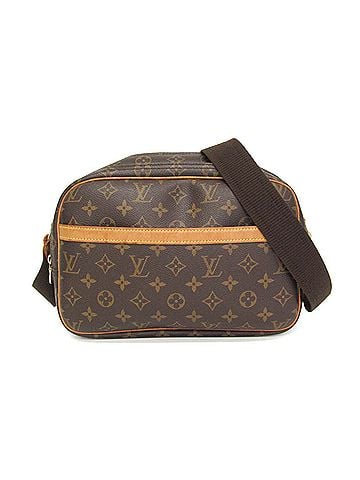Louis Vuitton Louis Vuitton Monogram Reporter PM M45254 Women's Shoulder Bag Brown (view 1)