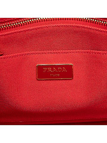 Prada Canvas Canapa Logo Tote (view 2)
