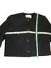 BA&SH 67% Cotton 14% Wool 8% Acrylic 2% Polyamide 2% Polyester 100% Viscose Black Jacket Size S - photo 2
