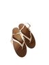 FitFlop Brown White Sandals Size 9 - photo 1