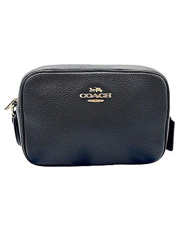 Coach COACH Jamie CR110 Shoulder Bag, Black Leather, Women's (view 1)