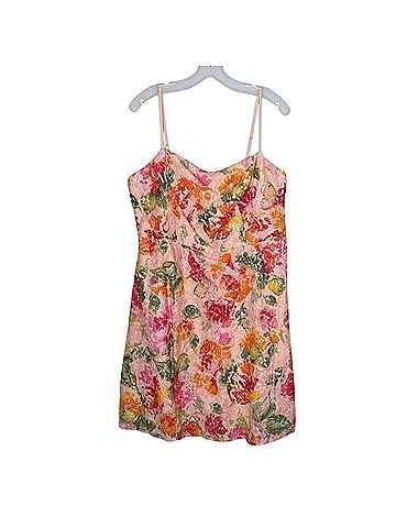 David's Bridal DB Studio Floral Lace Mini Dress Casual Dress (view 1)