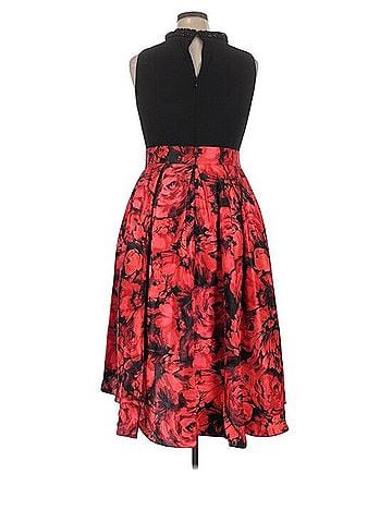Ignite Evenings Missy Double Layer Pleated Evening Dress Casual Dress (view 2)