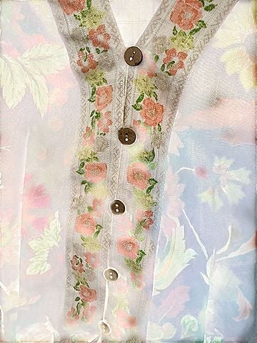 Rose + Olive Short Sleeve Blouse (view 2)