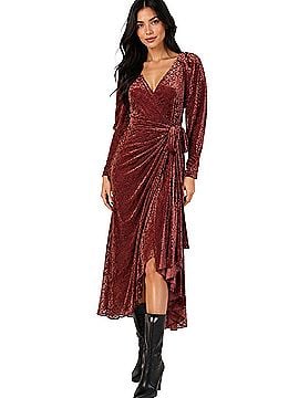 Tanya Taylor Velvet Burnout Cocktail Dress (view 1)