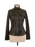 Worth 100% Leather Solid Green Leather Jacket Size M - photo 10