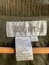 Worth 100% Leather Solid Green Leather Jacket Size M - photo 3