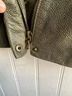 Worth 100% Leather Solid Green Leather Jacket Size M - photo 8