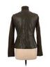 Worth 100% Leather Solid Green Leather Jacket Size M - photo 9