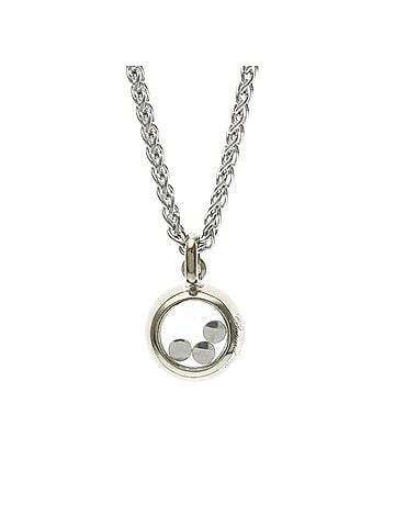 Chopard Chopard Happy Diamond Necklace 79/3957 White Gold (18K) Diamond Men,Women Fashion Pendant Necklace (Silver) (view 2)