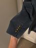 FRAME Denim Blue Blazer Size 6 - photo 11