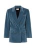 FRAME Denim Blue Blazer Size 6 - photo 1