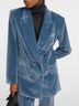 FRAME Denim Blue Blazer Size 6 - photo 5