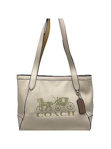 Coach COACH Horse &amp; Carriage Leather Tote Bag C4062 D4 (view 1)