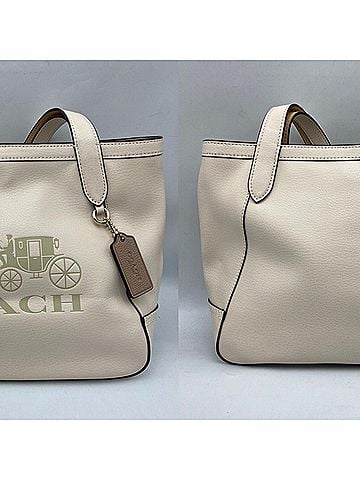 Coach COACH Horse &amp; Carriage Leather Tote Bag C4062 D4 (view 2)